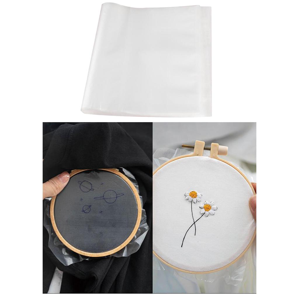 5pcs Tear Away Water Soluble Stabilizer Topping Paper Embroidery Transfers Paper , Water Soluble Stabilizer 5pcs Water Soluble Stabilizer, Size